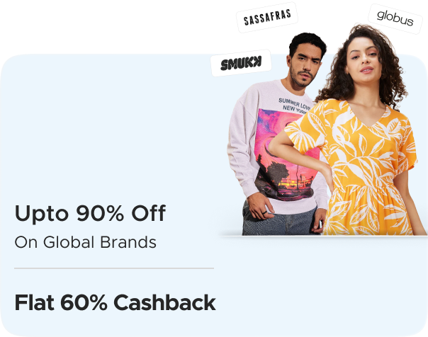 Fyva: Upto 90% Off on Global Brands! + Flat 60% CashKaro Cashback